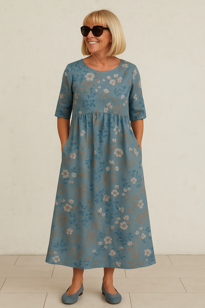 Midi-Relax-Kleid Luna
