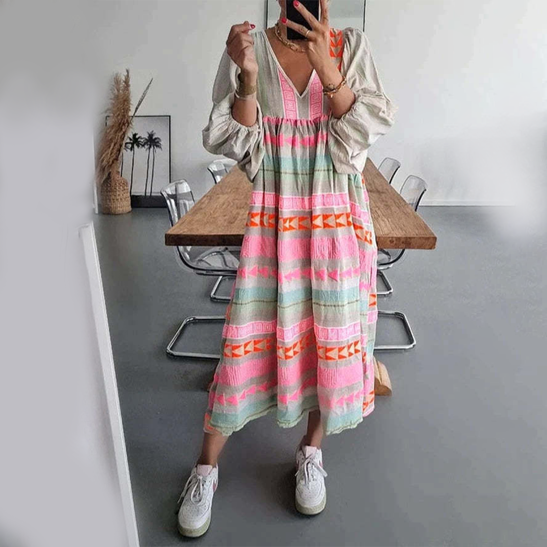 Jessenia - Bequemes Boho-Kleid